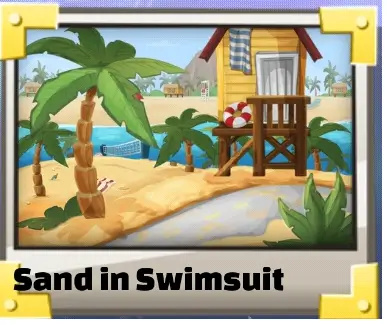 Sand in Swimsuit